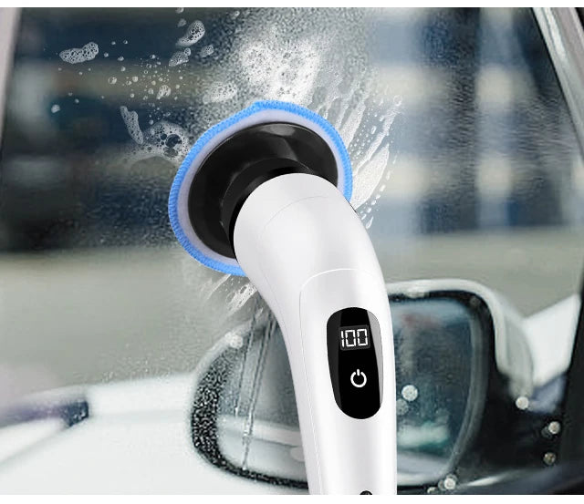 Household Cordless Spin Scrubber