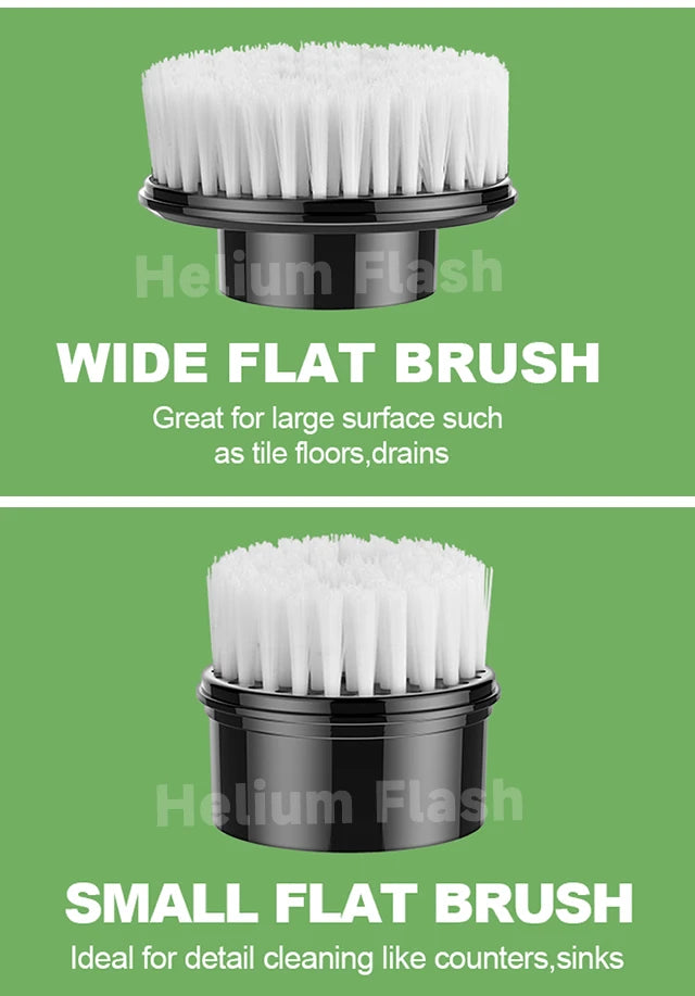 Household Cordless Spin Scrubber