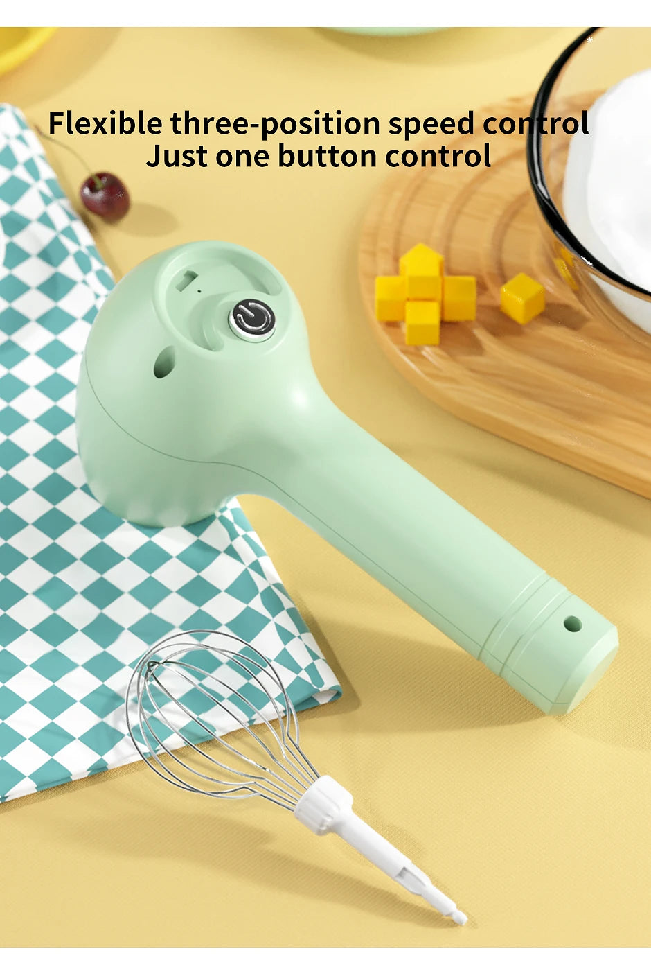 Wireless Portable Electric Food Mixer
