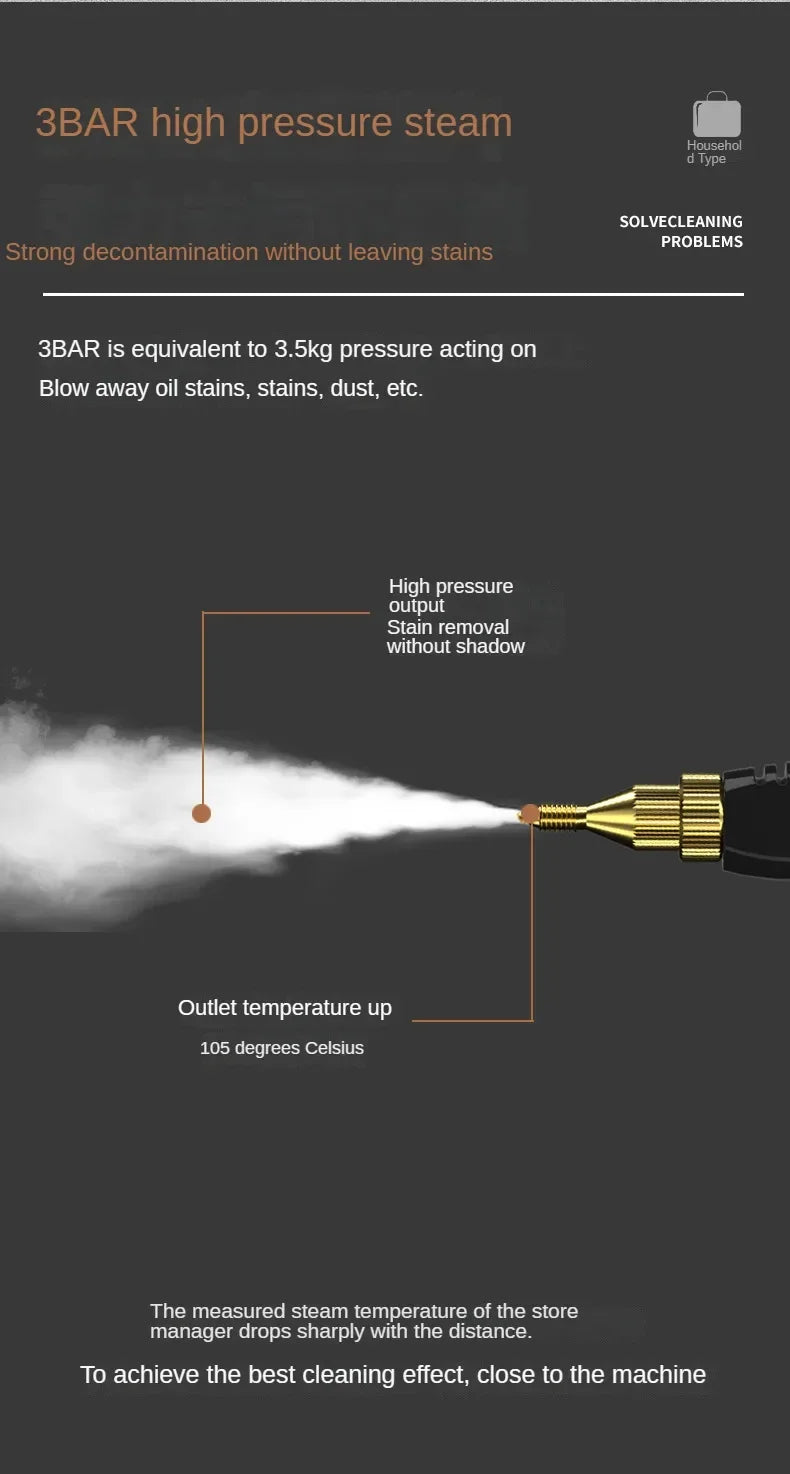 High-Pressure Steam Cleaner