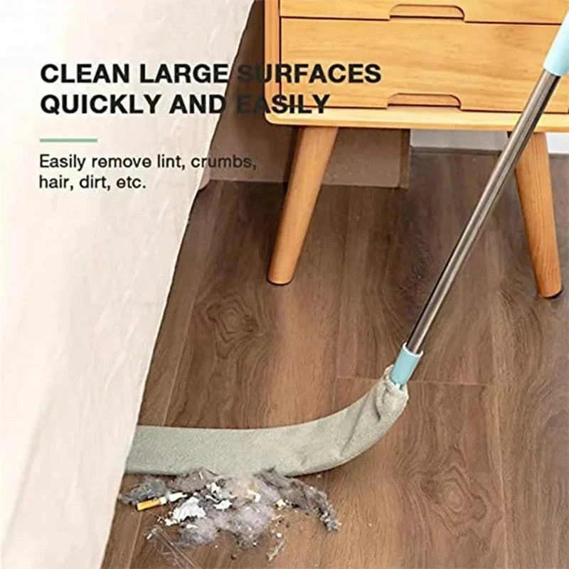 Telescopic Long Handle Microfiber Duster for Household Cleaning