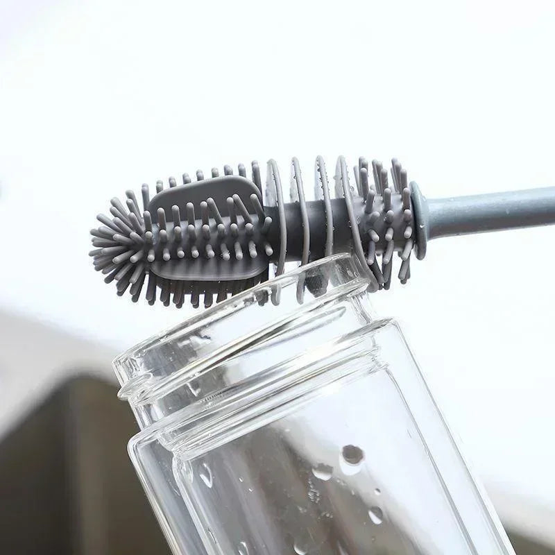Silicone Milk Bottle Brush & Cup Scrubber