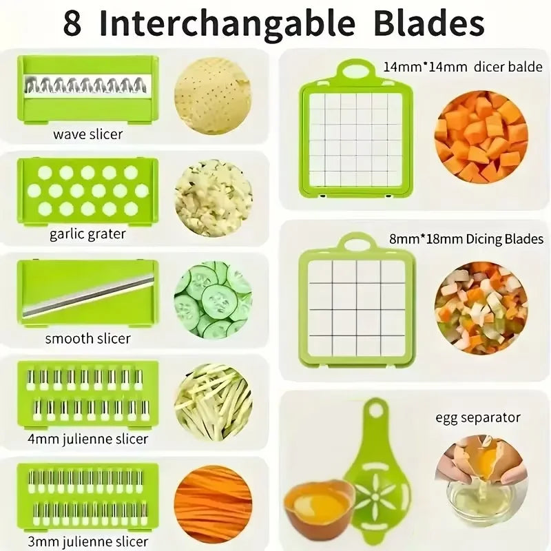 Portable Vegetable Cutter Shredder