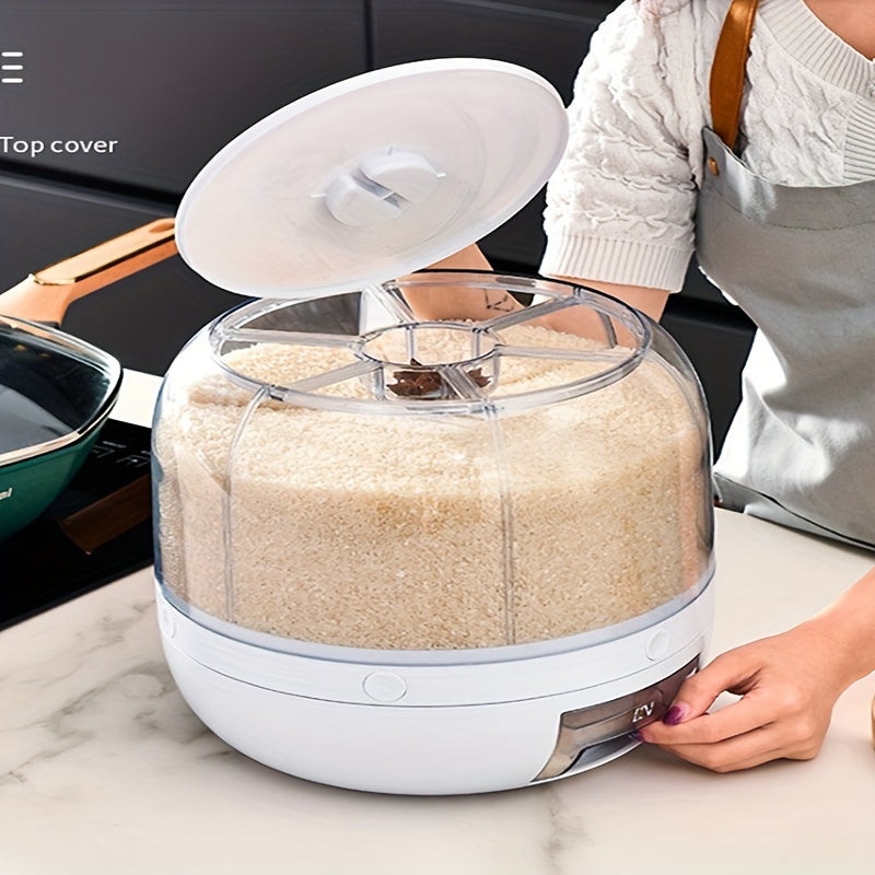 6-in-1 Food Dispenser with 360° Rotating Base