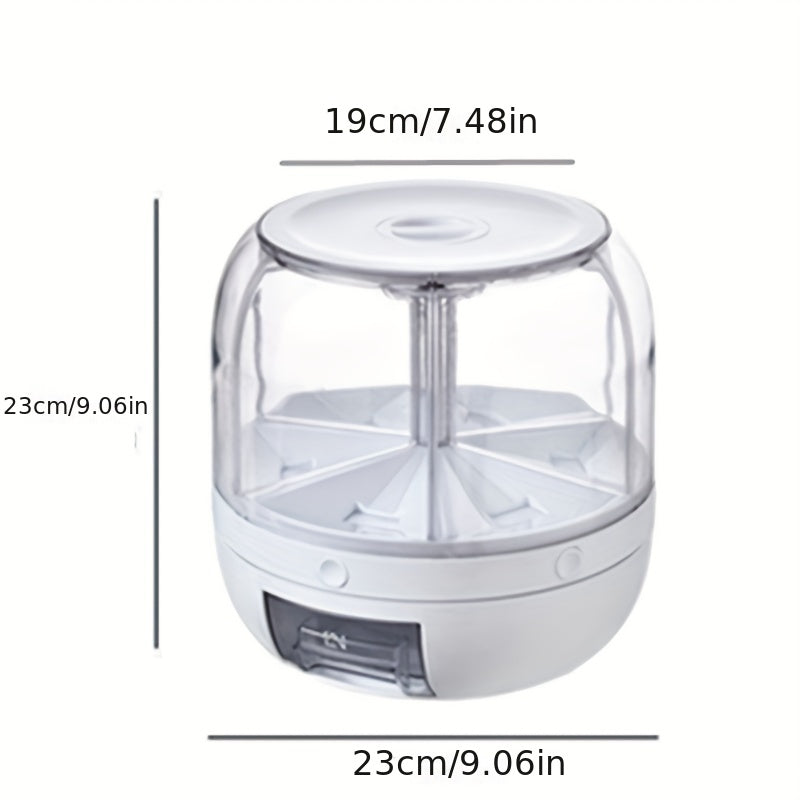 6-in-1 Food Dispenser with 360° Rotating Base