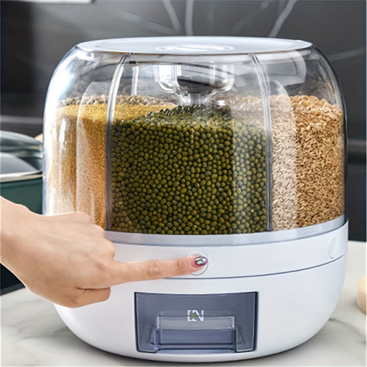6-in-1  Food Dispenser with 360° Rotating Base