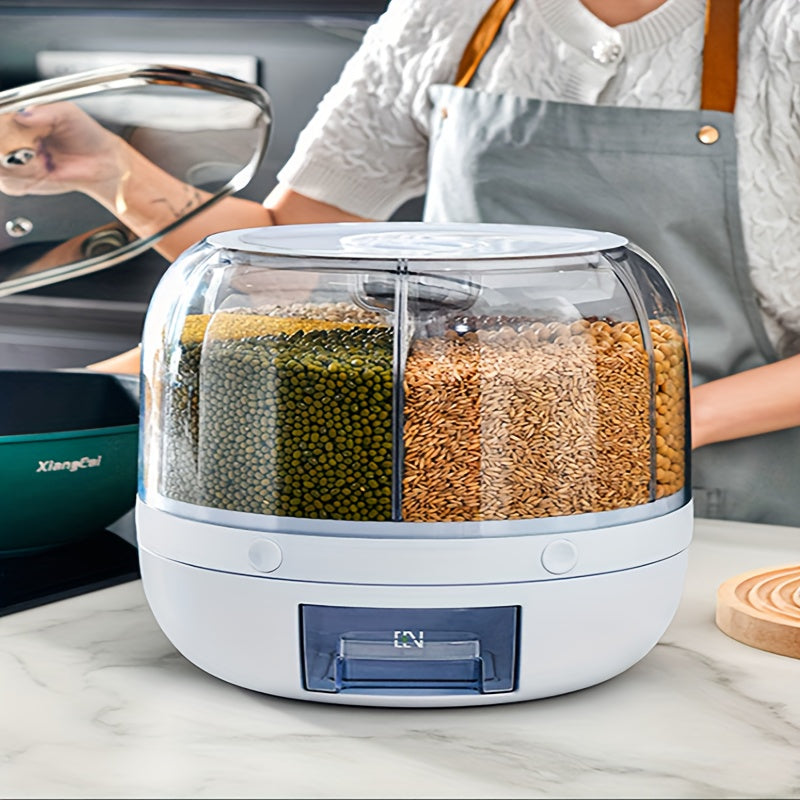 6-in-1  Food Dispenser with 360° Rotating Base