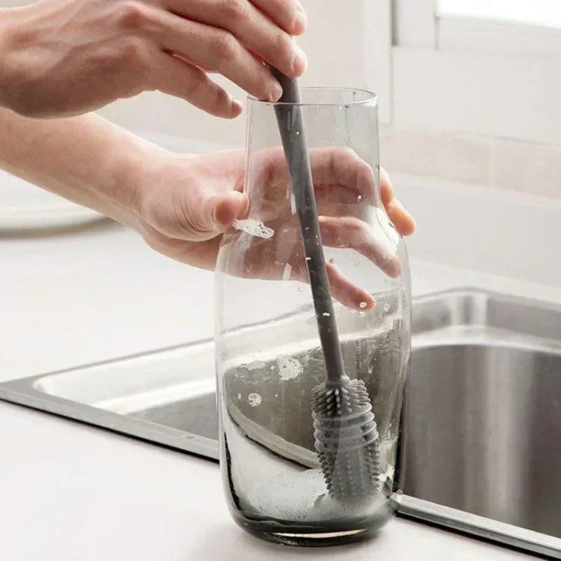 Silicone Milk Bottle Brush & Cup Scrubber