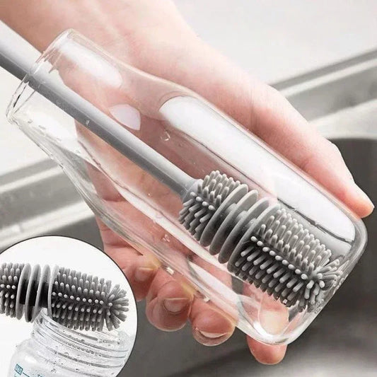Silicone Milk Bottle Brush & Cup Scrubber