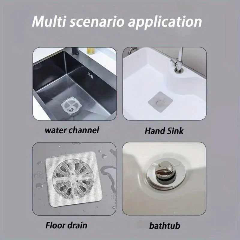 Disposable Shower Drain Hair Catchers - 10pcs