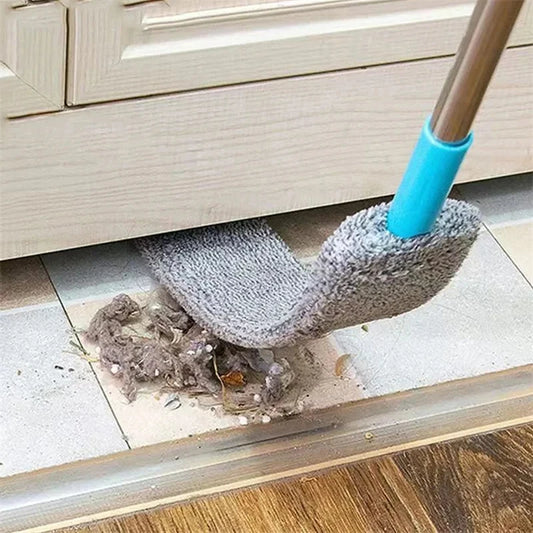 Telescopic Long Handle Microfiber Duster for Household Cleaning