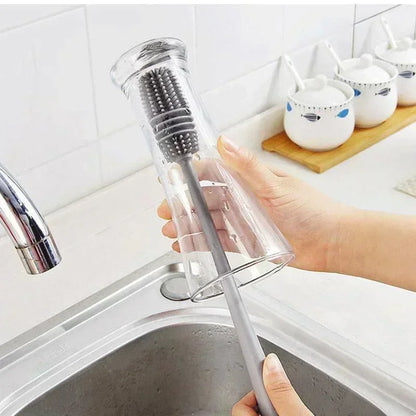 Silicone Milk Bottle Brush & Cup Scrubber
