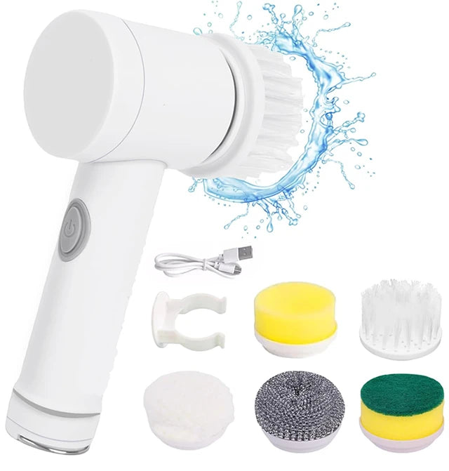 Household Cordless Spin Scrubber