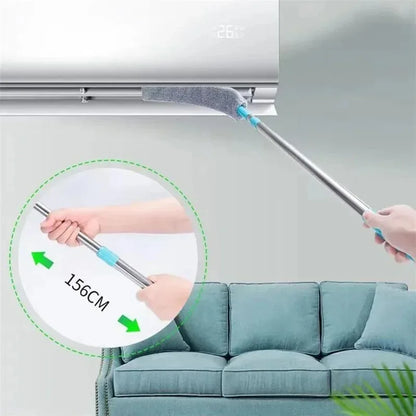 Telescopic Long Handle Microfiber Duster for Household Cleaning