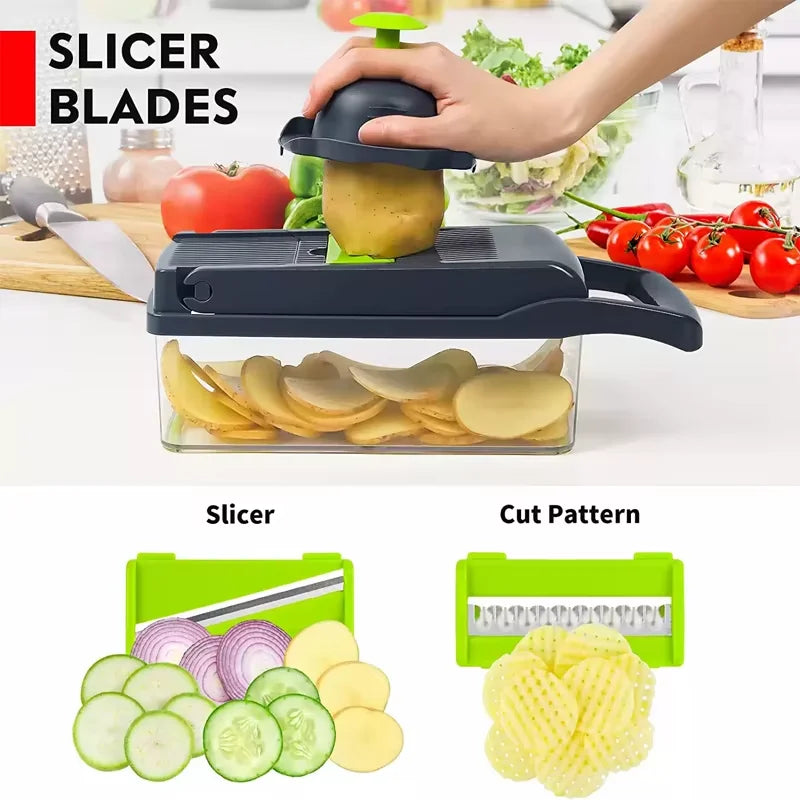 Portable Vegetable Cutter Shredder