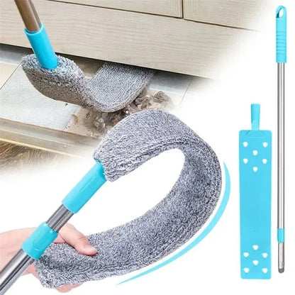 Telescopic Long Handle Microfiber Duster for Household Cleaning