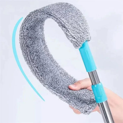 Telescopic Long Handle Microfiber Duster for Household Cleaning