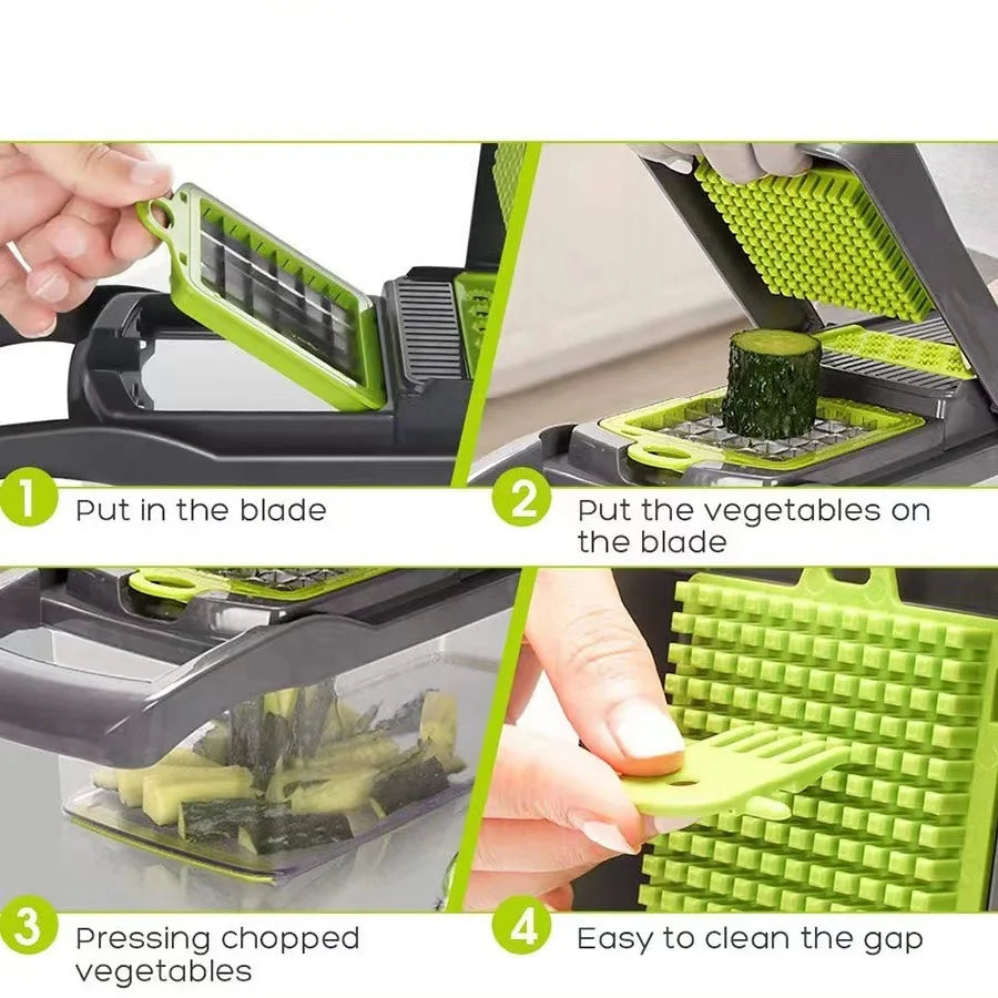 Portable Vegetable Cutter Shredder